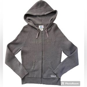 Disneyland Resort Gray Mickey Mouse Zip Up Sweater Size Medium